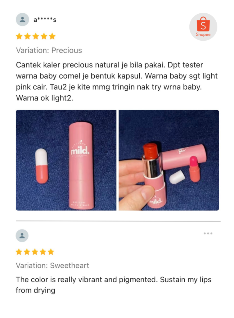 Home allvegan x mild. natural moisture melt lip balm