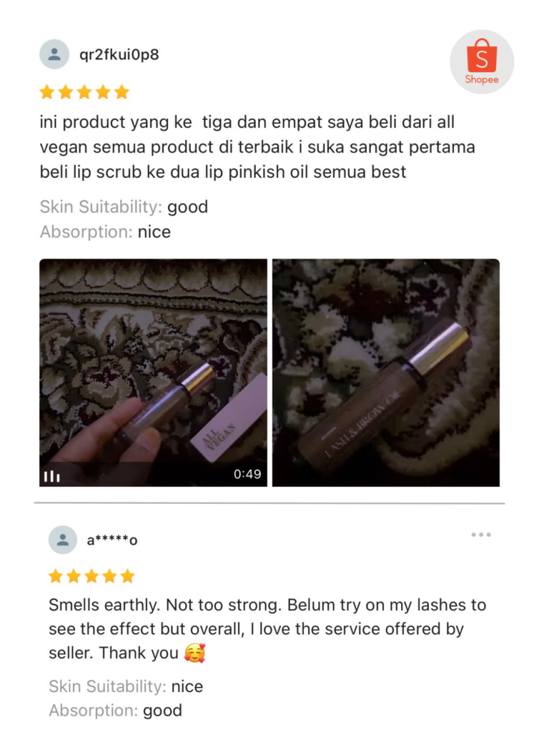 Home allvegan natural lash & brow oillash & brow oil organic