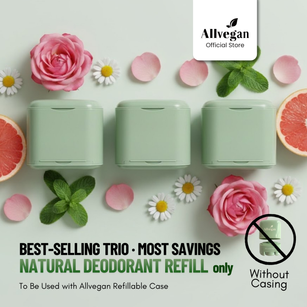 [trio] allvegan natural deodorant refill only (to be used with allvegan refillable case)